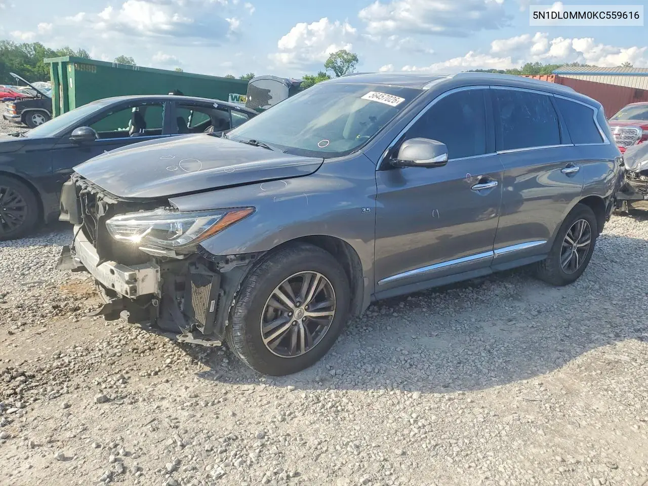 2019 Infiniti Qx60 Luxe VIN: 5N1DL0MM0KC559616 Lot: 56457026