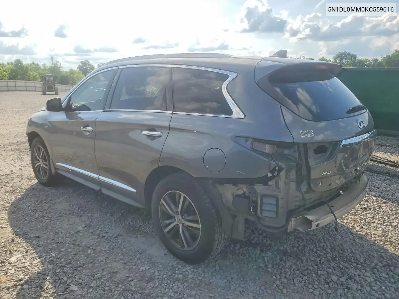 2019 Infiniti Qx60 Luxe VIN: 5N1DL0MM0KC559616 Lot: 56457026