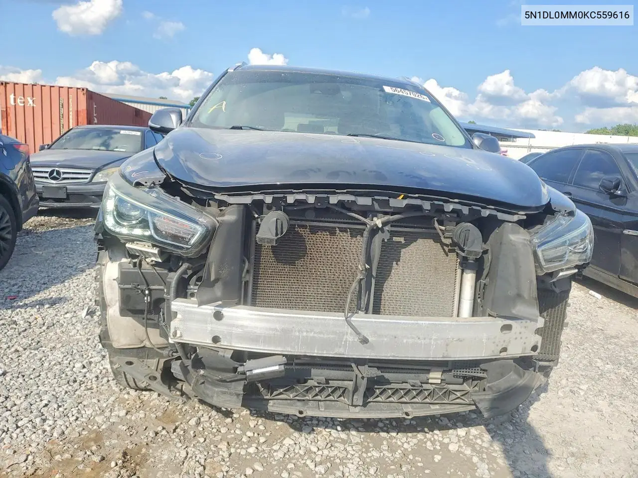 2019 Infiniti Qx60 Luxe VIN: 5N1DL0MM0KC559616 Lot: 56457026
