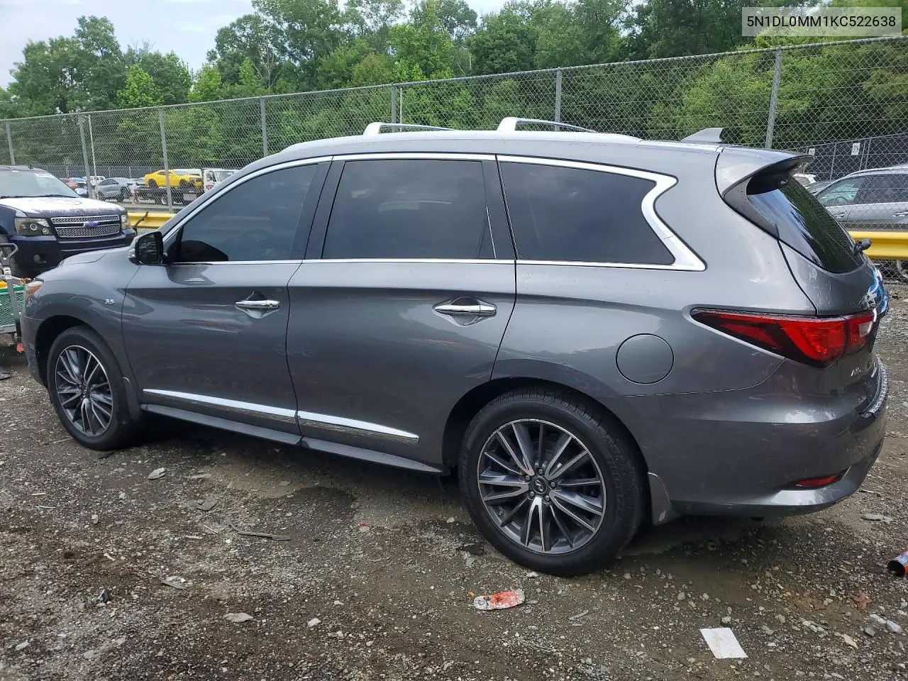 2019 Infiniti Qx60 Luxe VIN: 5N1DL0MM1KC522638 Lot: 56880766