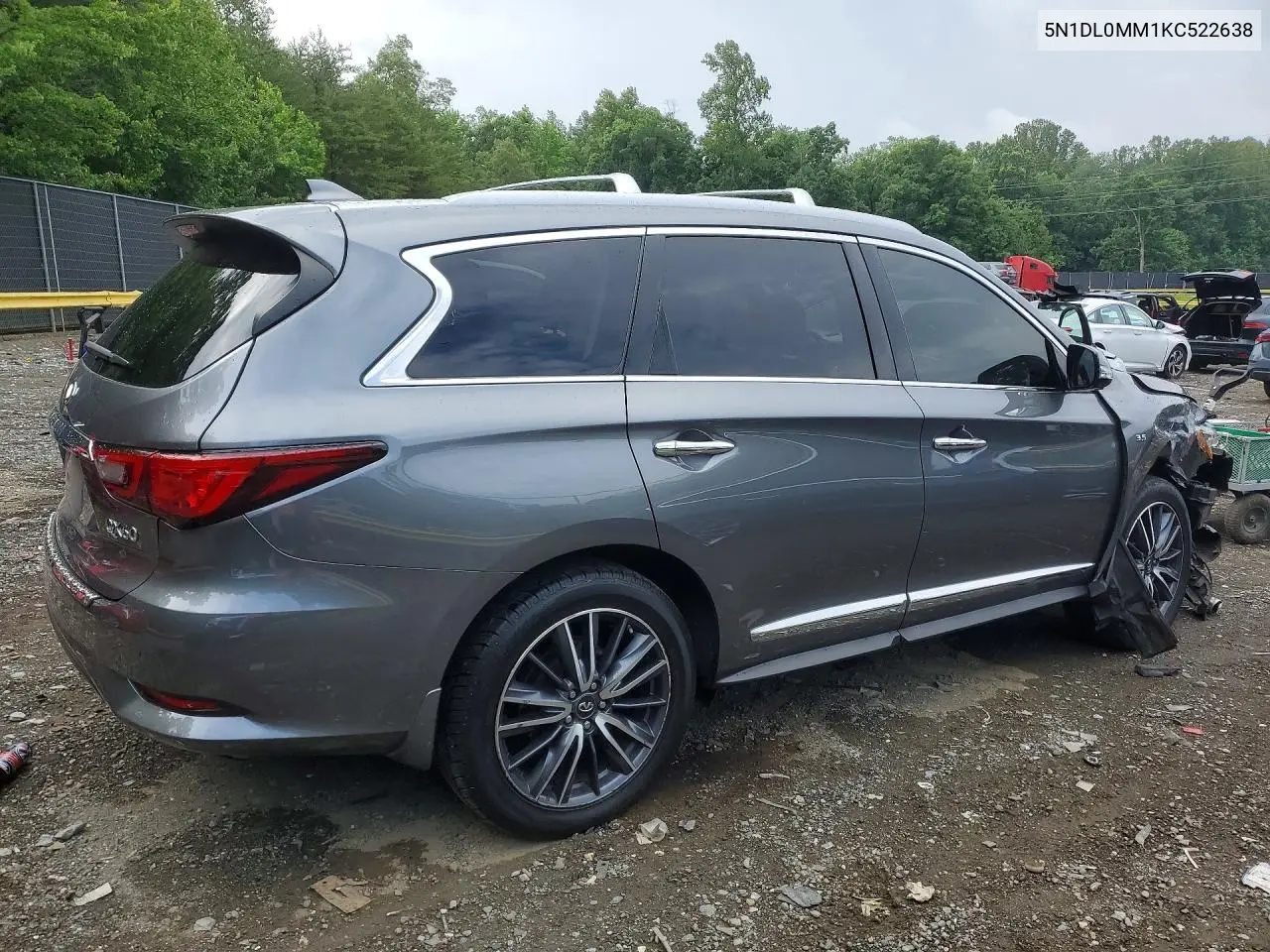 2019 Infiniti Qx60 Luxe VIN: 5N1DL0MM1KC522638 Lot: 56880766