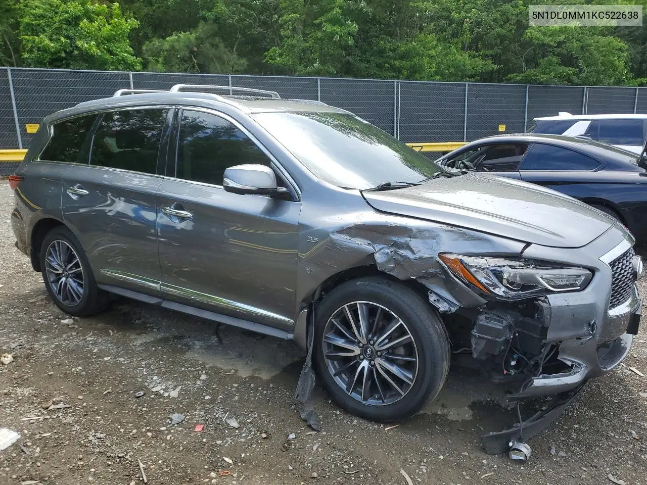 2019 Infiniti Qx60 Luxe VIN: 5N1DL0MM1KC522638 Lot: 56880766