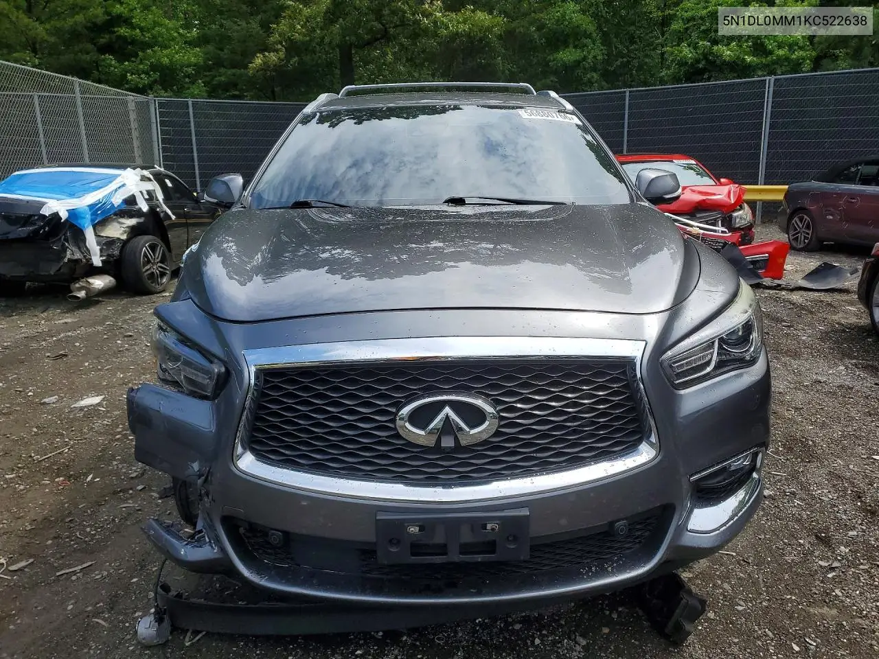 2019 Infiniti Qx60 Luxe VIN: 5N1DL0MM1KC522638 Lot: 56880766