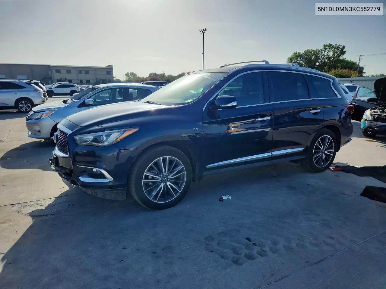 2019 Infiniti Qx60 Luxe VIN: 5N1DL0MN3KC552779 Lot: 57748466