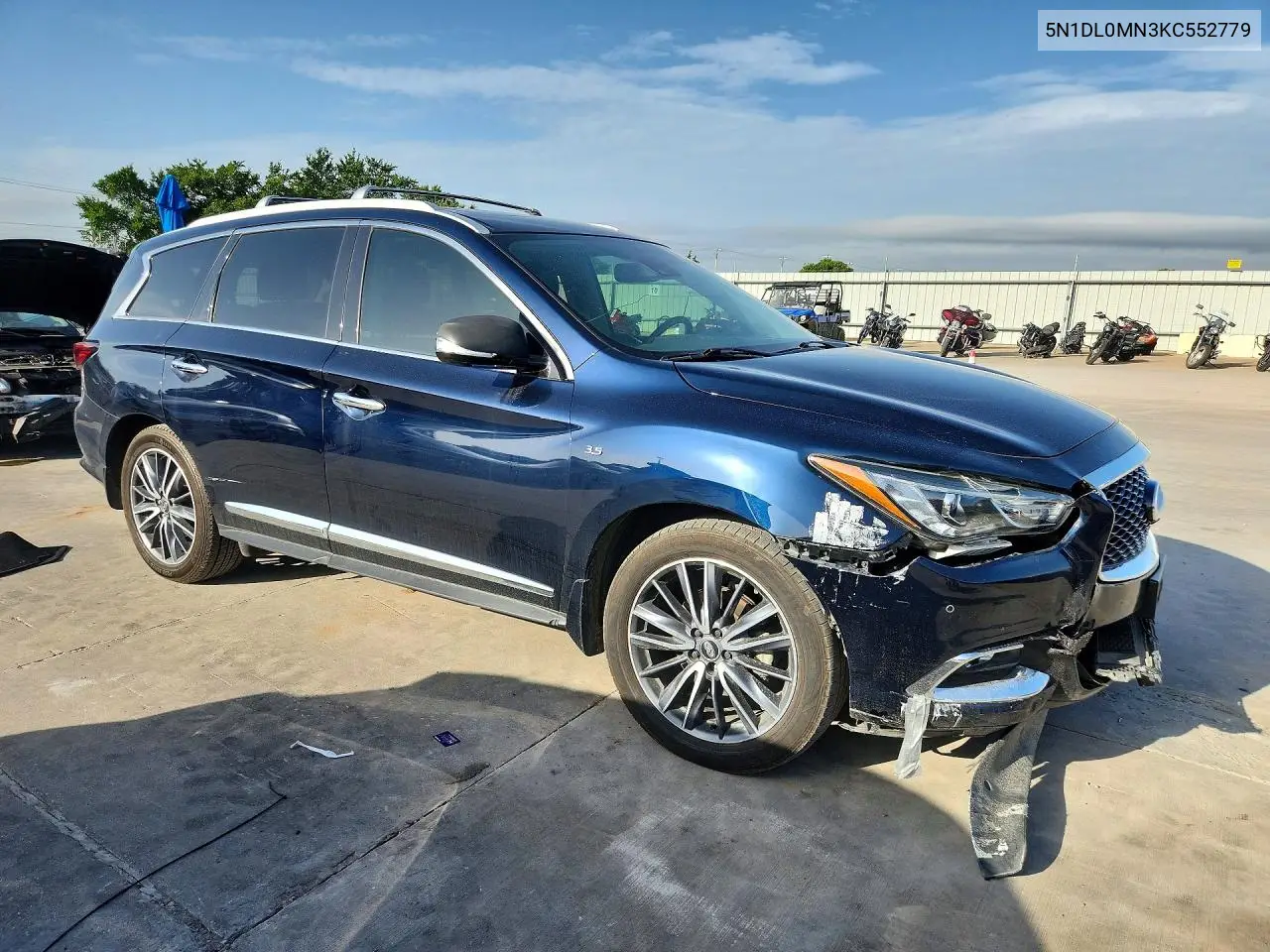 2019 Infiniti Qx60 Luxe VIN: 5N1DL0MN3KC552779 Lot: 57748466