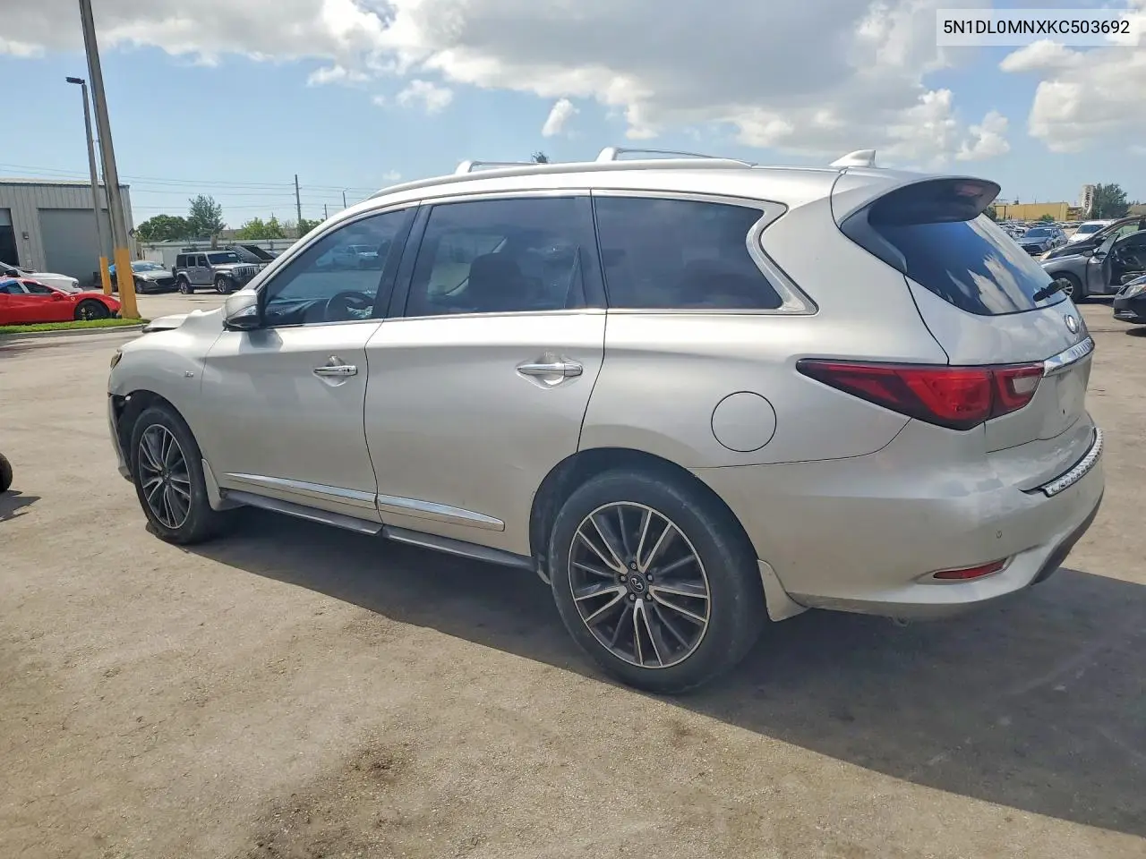 2019 Infiniti Qx60 Luxe VIN: 5N1DL0MNXKC503692 Lot: 59318176