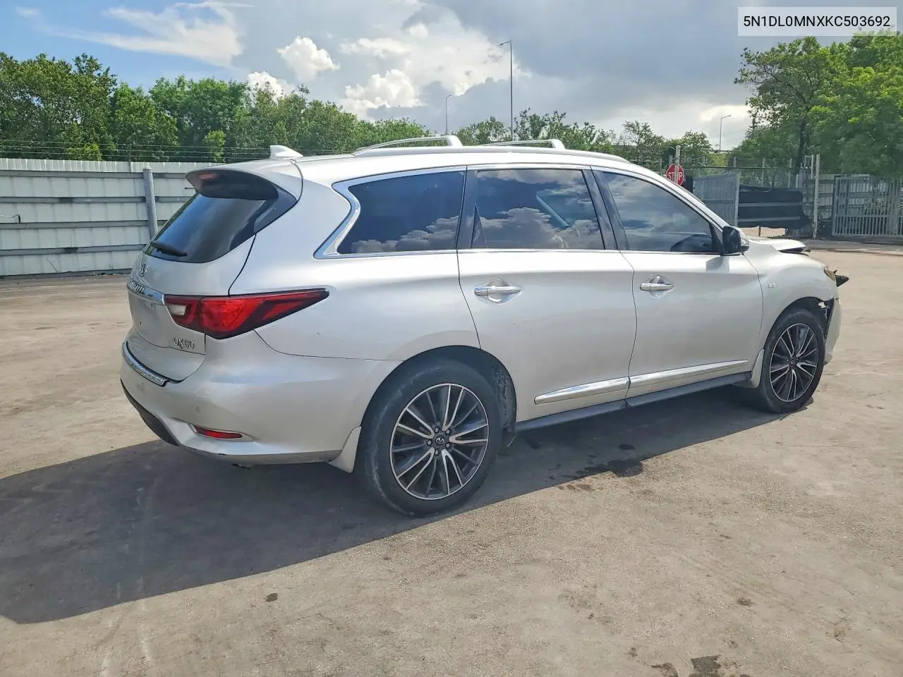 2019 Infiniti Qx60 Luxe VIN: 5N1DL0MNXKC503692 Lot: 59318176