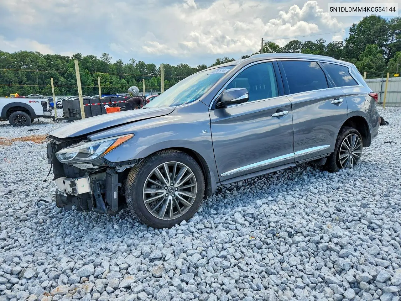 2019 Infiniti Qx60 Luxe VIN: 5N1DL0MM4KC554144 Lot: 60045126