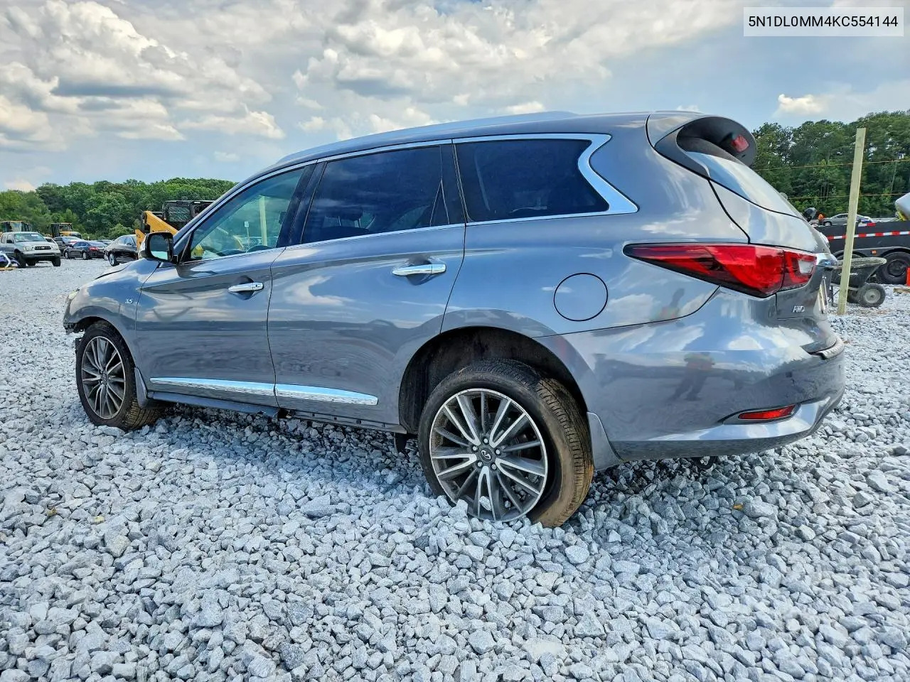 2019 Infiniti Qx60 Luxe VIN: 5N1DL0MM4KC554144 Lot: 60045126