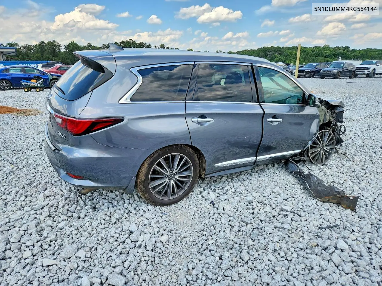 2019 Infiniti Qx60 Luxe VIN: 5N1DL0MM4KC554144 Lot: 60045126