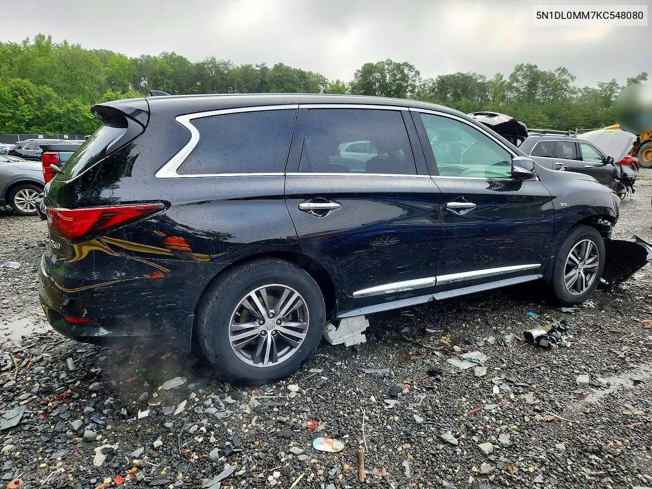 2019 Infiniti Qx60 Pure VIN: 5N1DL0MM7KC548080 Lot: 60110856