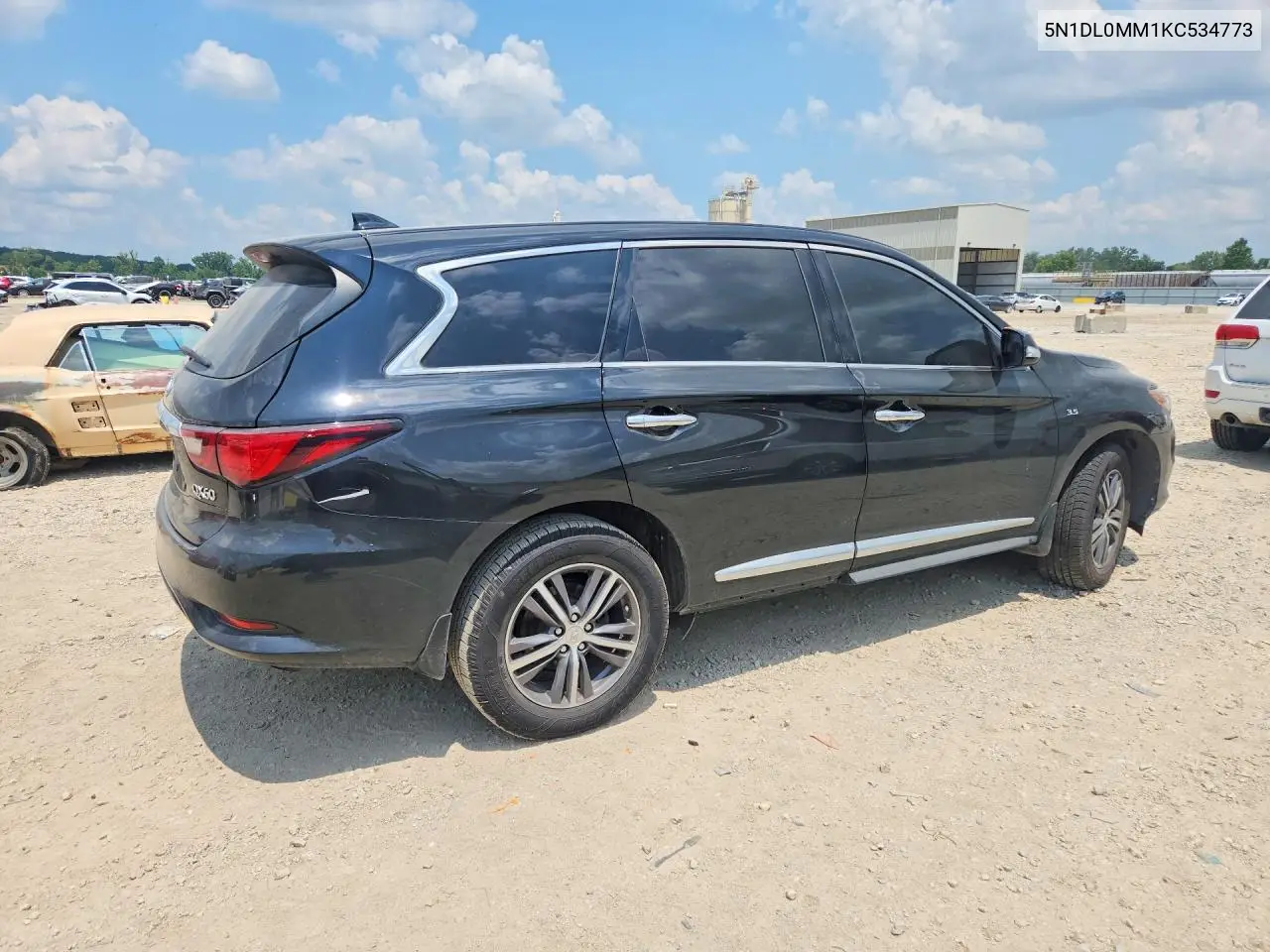 2019 Infiniti Qx60 Pure VIN: 5N1DL0MM1KC534773 Lot: 60359926