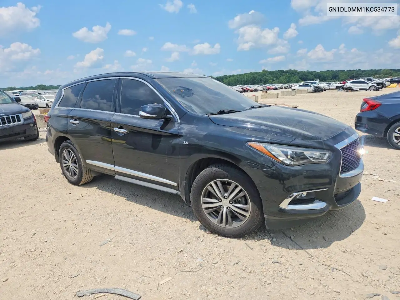 2019 Infiniti Qx60 Pure VIN: 5N1DL0MM1KC534773 Lot: 60359926