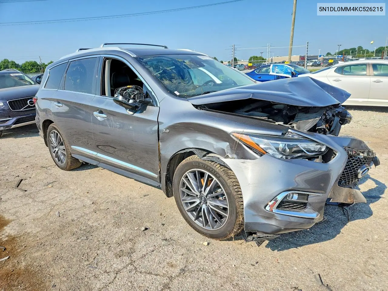 2019 Infiniti Qx60 Luxe VIN: 5N1DL0MM4KC526215 Lot: 60657756