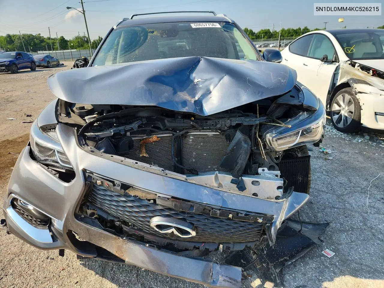 2019 Infiniti Qx60 Luxe VIN: 5N1DL0MM4KC526215 Lot: 60657756
