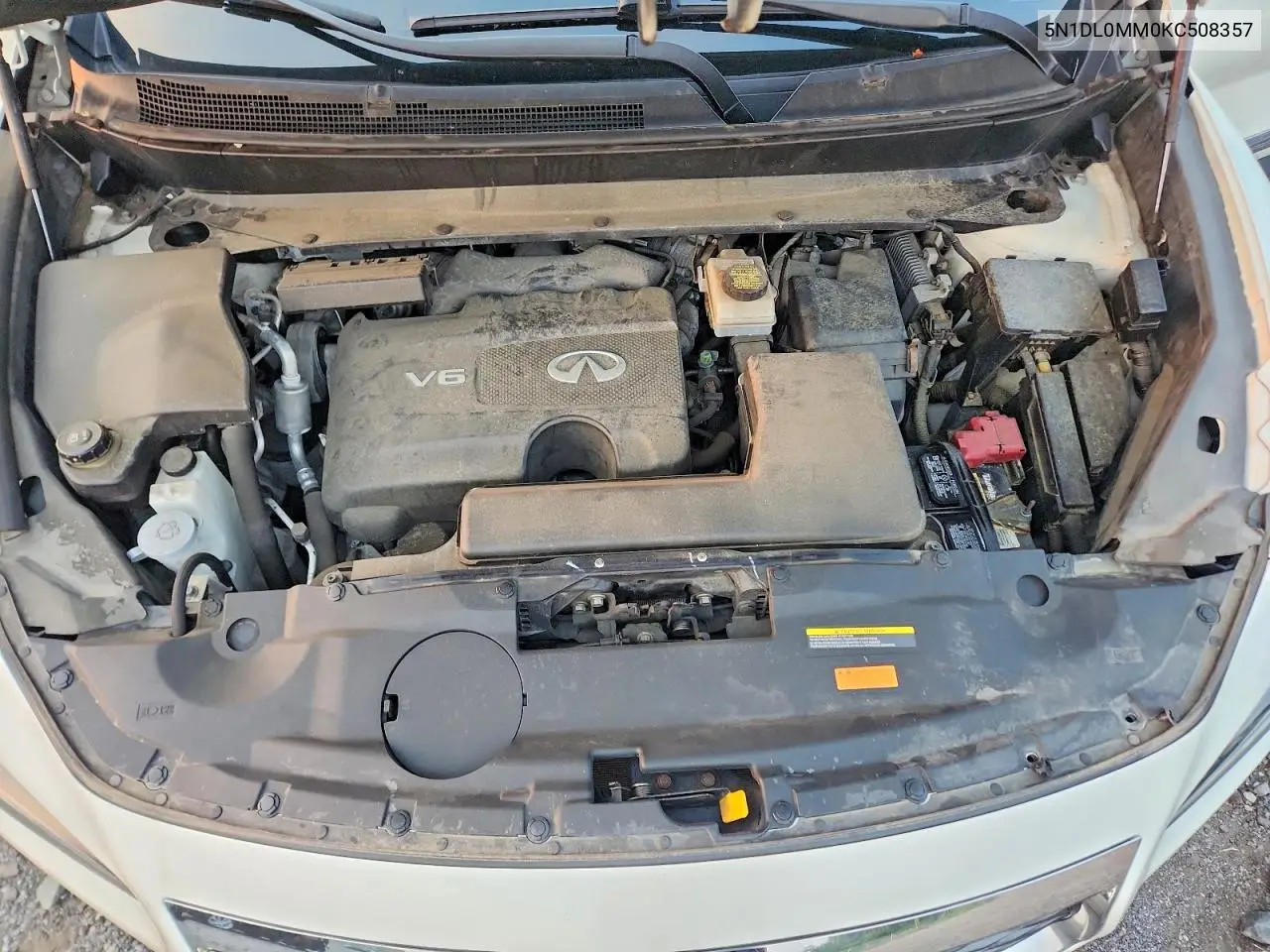 2019 Infiniti Qx60 Pure VIN: 5N1DL0MM0KC508357 Lot: 60853726
