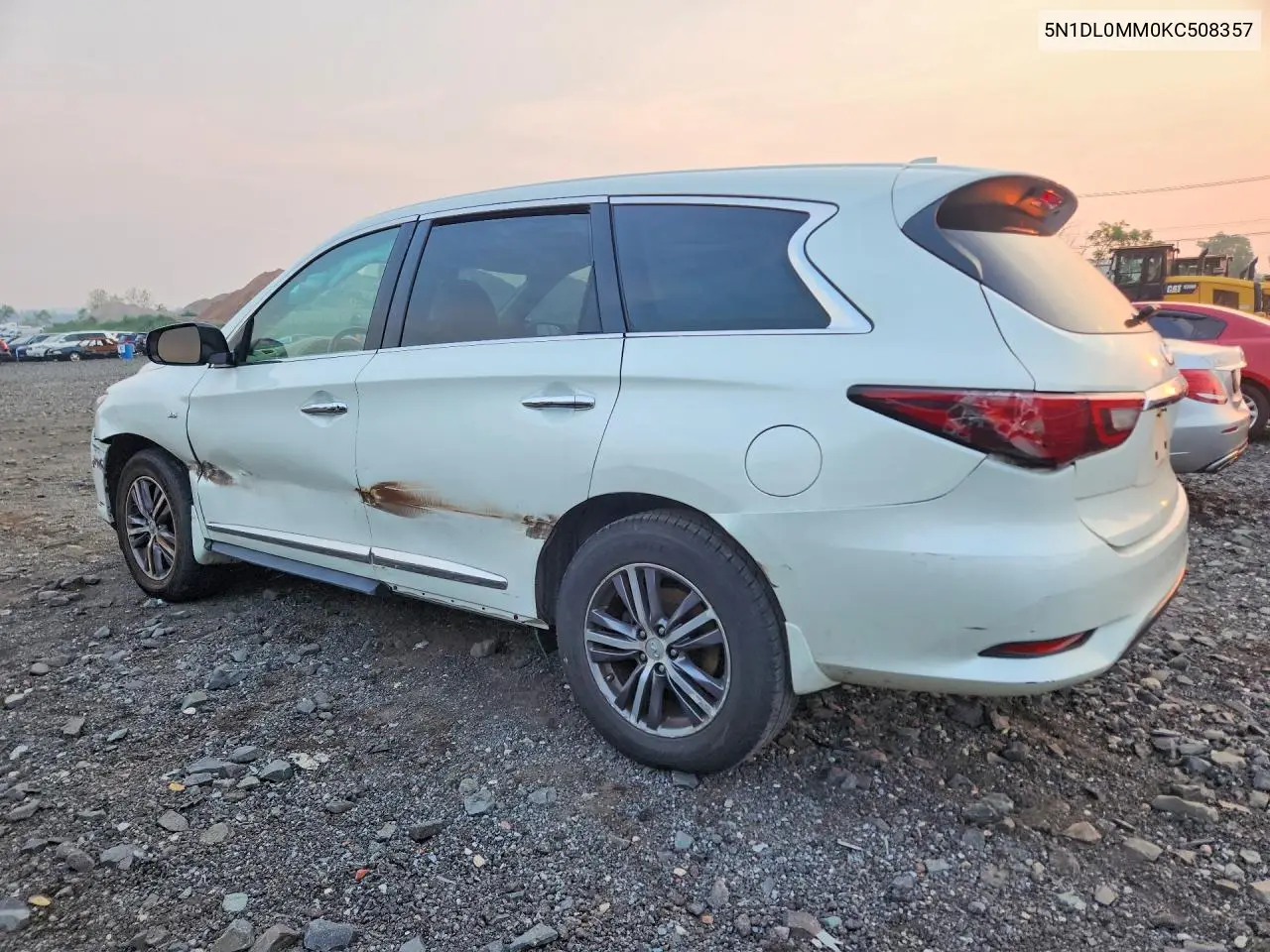 2019 Infiniti Qx60 Pure VIN: 5N1DL0MM0KC508357 Lot: 60853726