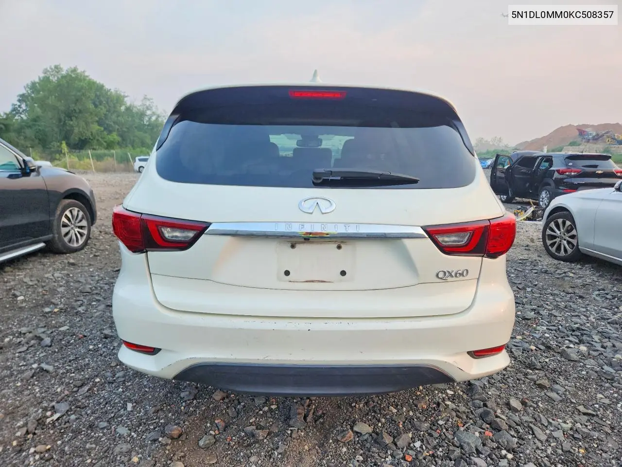 2019 Infiniti Qx60 Pure VIN: 5N1DL0MM0KC508357 Lot: 60853726