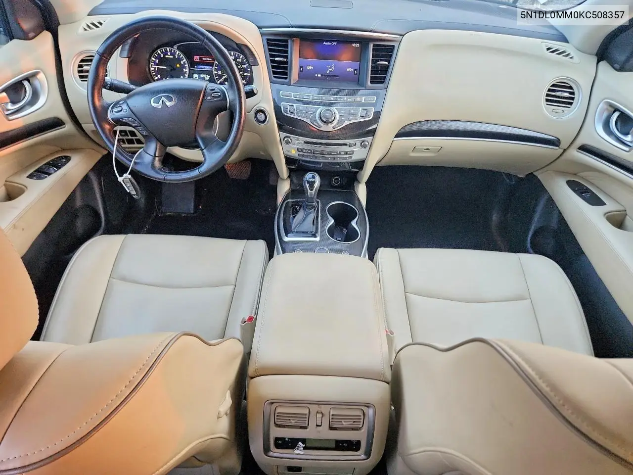 2019 Infiniti Qx60 Pure VIN: 5N1DL0MM0KC508357 Lot: 60853726