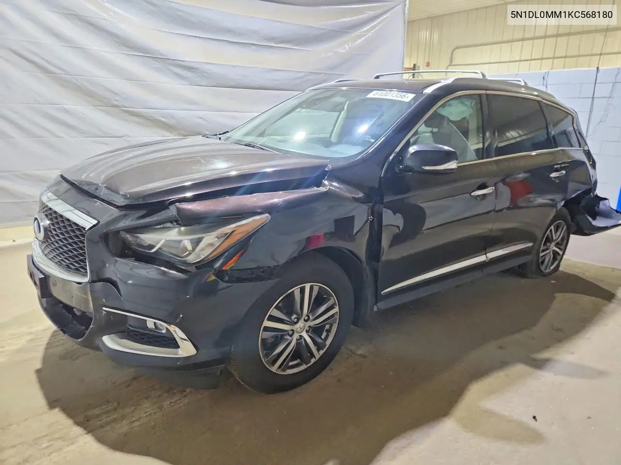 2019 Infiniti Qx60 Luxe VIN: 5N1DL0MM1KC568180 Lot: 61001356
