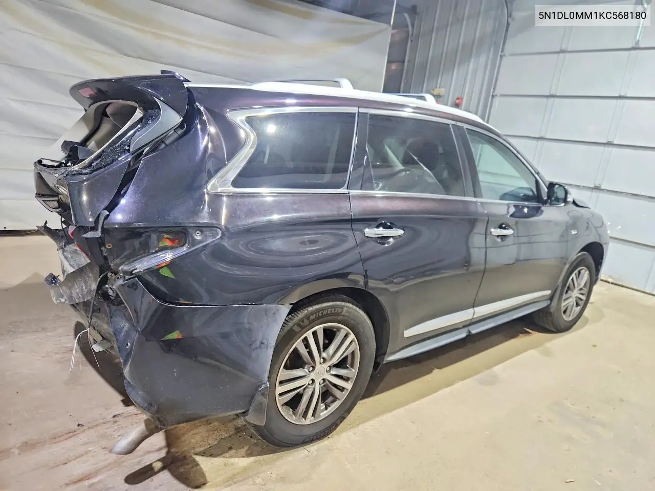 2019 Infiniti Qx60 Luxe VIN: 5N1DL0MM1KC568180 Lot: 61001356