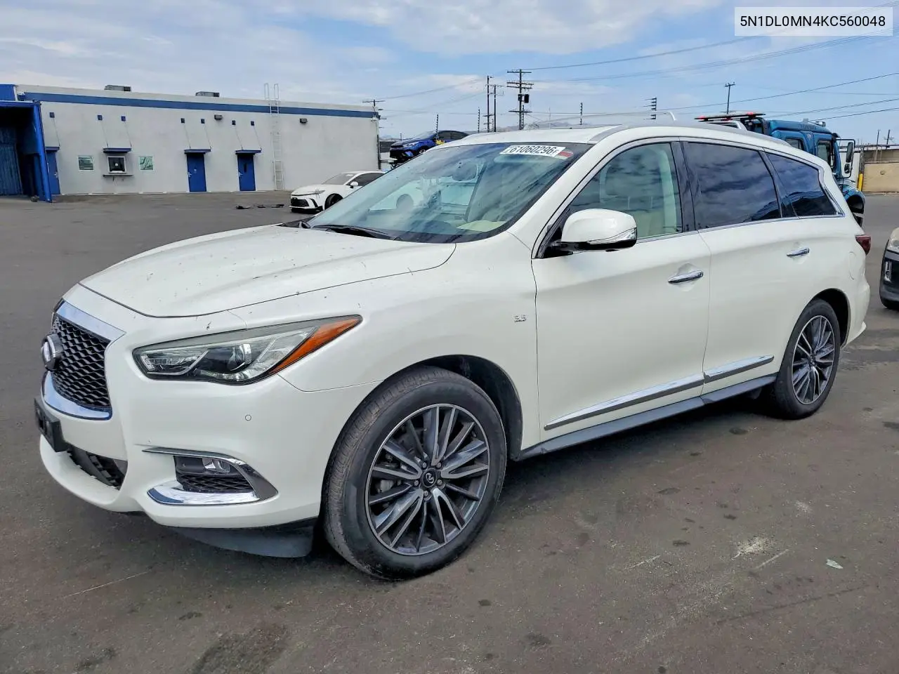 2019 Infiniti Qx60 Pure VIN: 5N1DL0MN4KC560048 Lot: 61060296