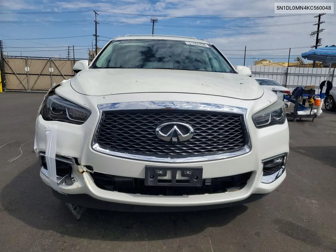 2019 Infiniti Qx60 Pure VIN: 5N1DL0MN4KC560048 Lot: 61060296