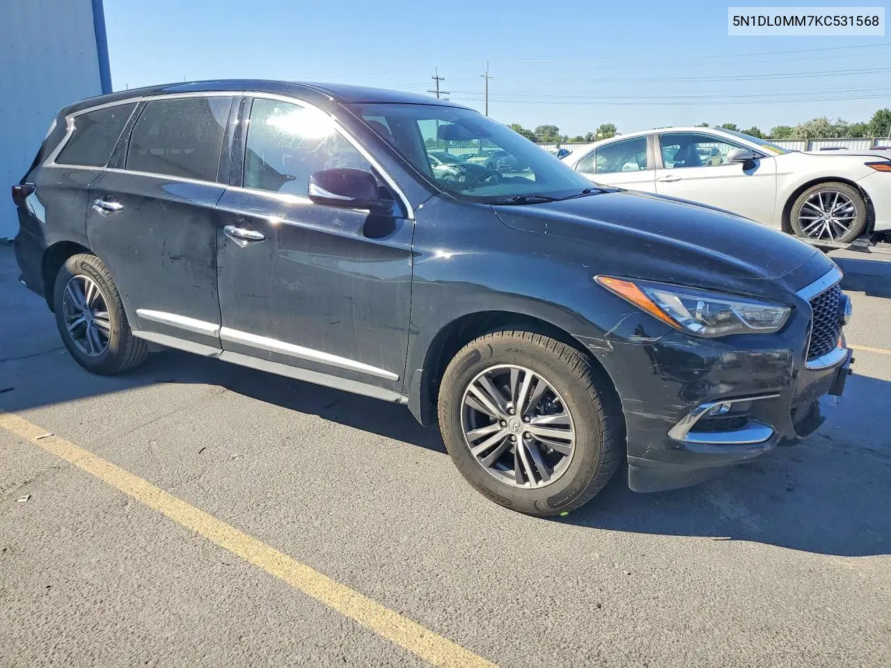 2019 Infiniti Qx60 Pure VIN: 5N1DL0MM7KC531568 Lot: 61069756