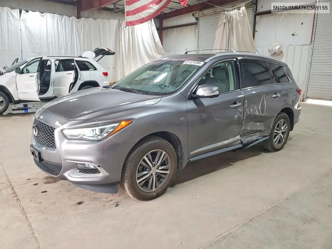 2019 Infiniti Qx60 Luxe VIN: 5N1DL0MM7KC569155 Lot: 61121596