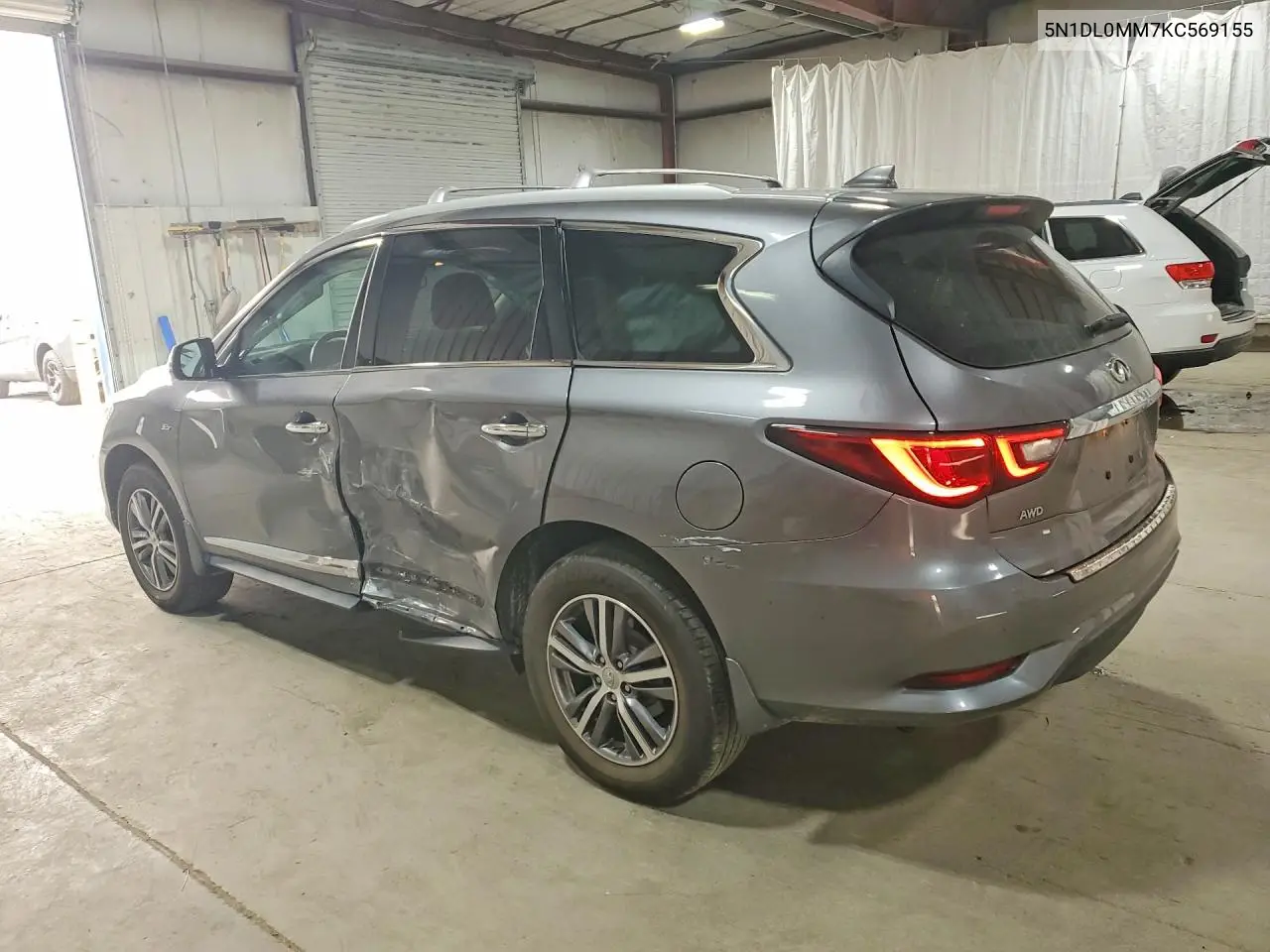 2019 Infiniti Qx60 Luxe VIN: 5N1DL0MM7KC569155 Lot: 61121596