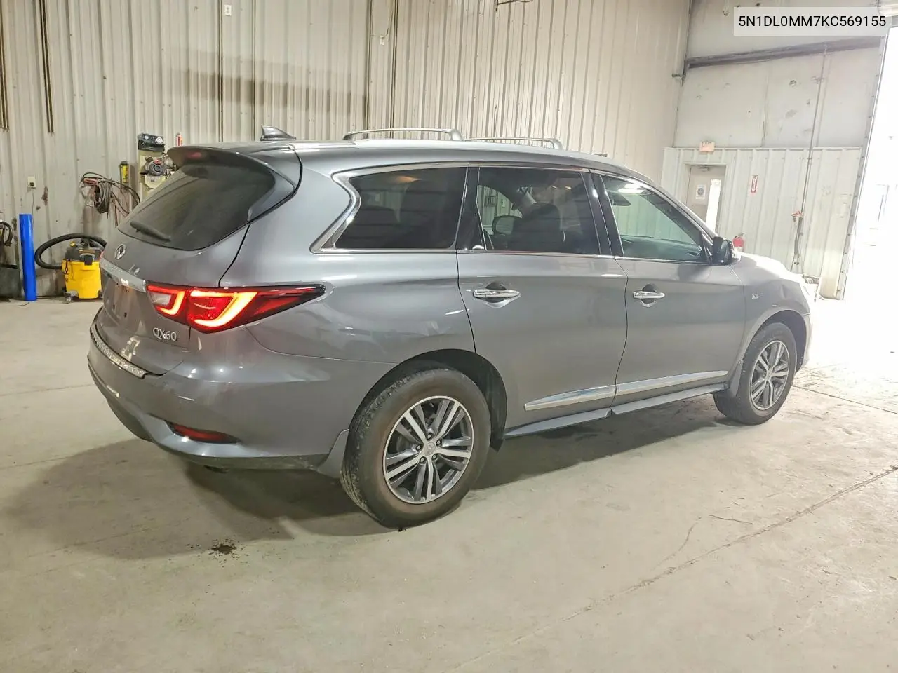 2019 Infiniti Qx60 Luxe VIN: 5N1DL0MM7KC569155 Lot: 61121596
