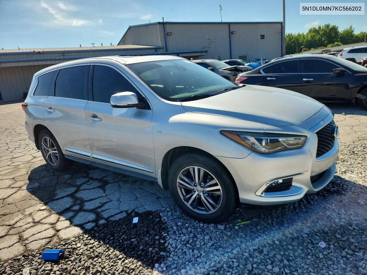 2019 Infiniti Qx60 Pure VIN: 5N1DL0MN7KC566202 Lot: 61203196