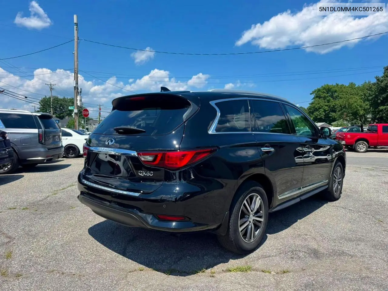 2019 Infiniti Qx60 Luxe VIN: 5N1DL0MM4KC501265 Lot: 61214276