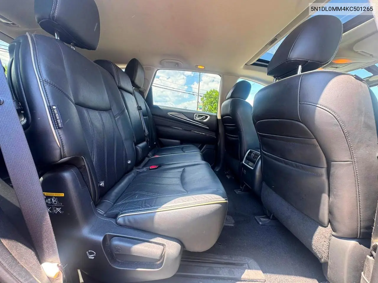 2019 Infiniti Qx60 Luxe VIN: 5N1DL0MM4KC501265 Lot: 61214276