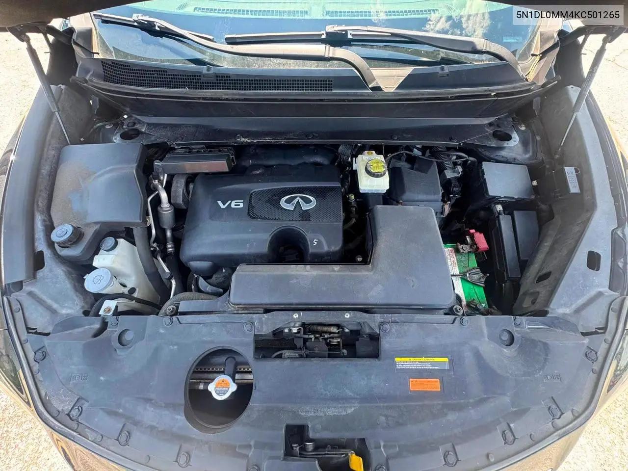 2019 Infiniti Qx60 Luxe VIN: 5N1DL0MM4KC501265 Lot: 61214276