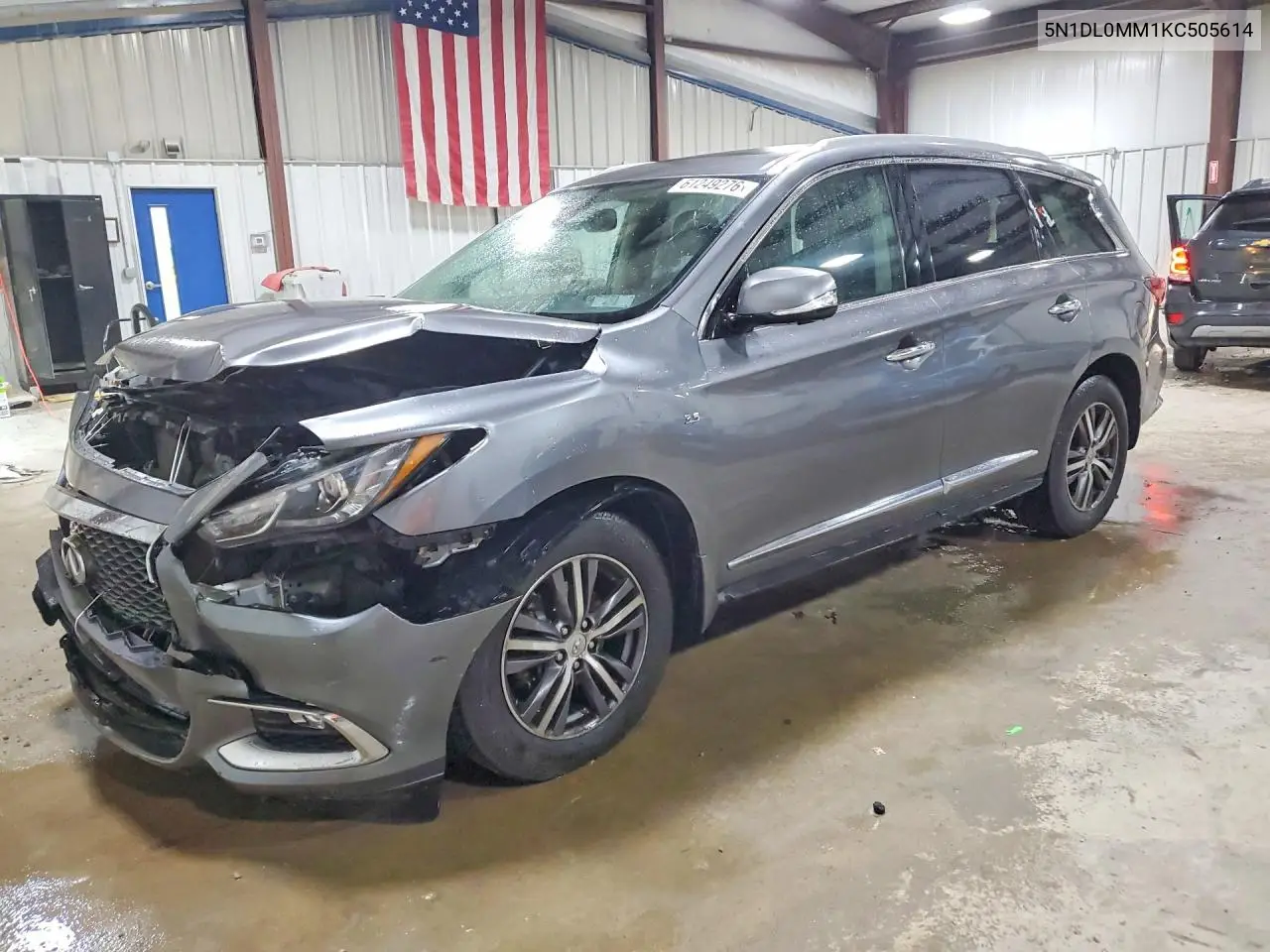 2019 Infiniti Qx60 Pure VIN: 5N1DL0MM1KC505614 Lot: 61249276