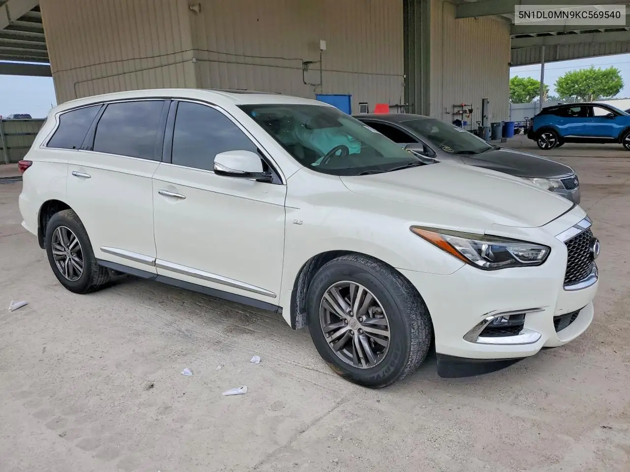 2019 Infiniti Qx60 Pure VIN: 5N1DL0MN9KC569540 Lot: 61513636