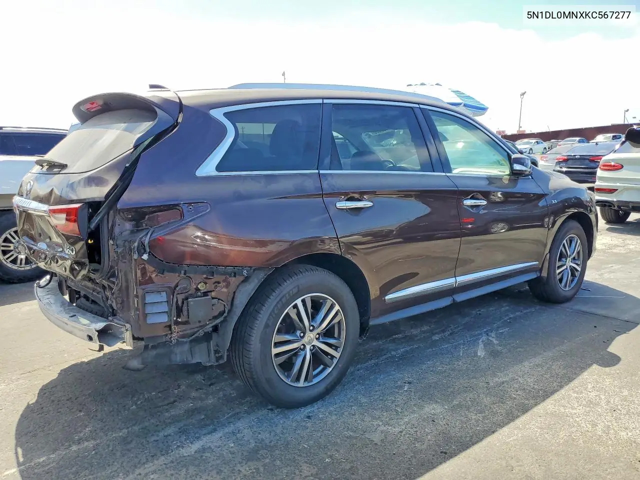 2019 Infiniti Qx60 Luxe VIN: 5N1DL0MNXKC567277 Lot: 61733966