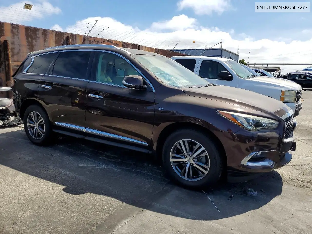 2019 Infiniti Qx60 Luxe VIN: 5N1DL0MNXKC567277 Lot: 61733966