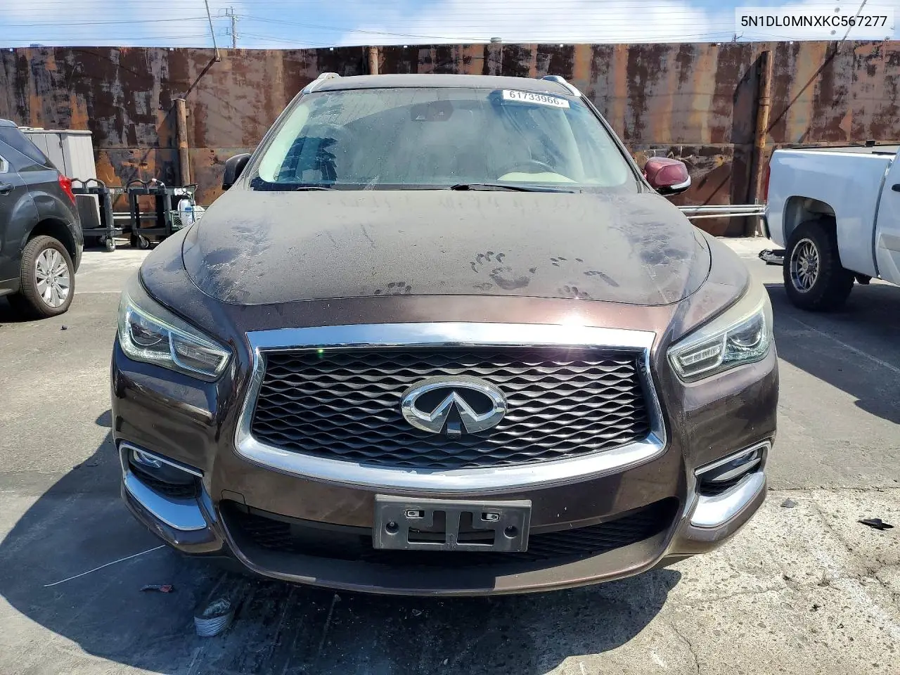 2019 Infiniti Qx60 Luxe VIN: 5N1DL0MNXKC567277 Lot: 61733966
