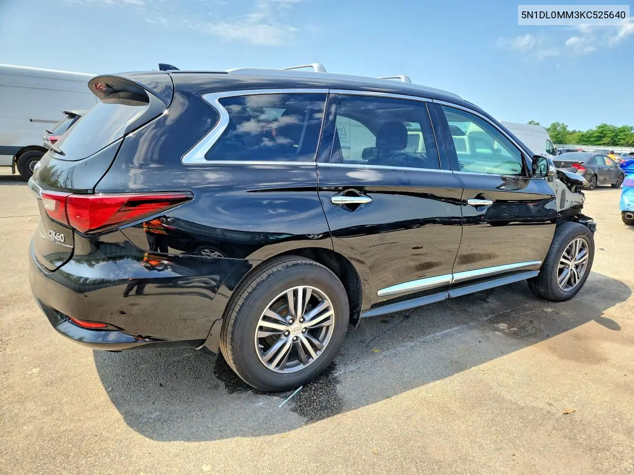 2019 Infiniti Qx60 Pure VIN: 5N1DL0MM3KC525640 Lot: 85619875