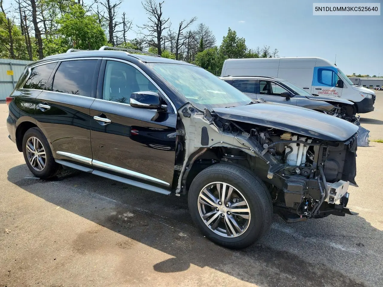 2019 Infiniti Qx60 Pure VIN: 5N1DL0MM3KC525640 Lot: 85619875