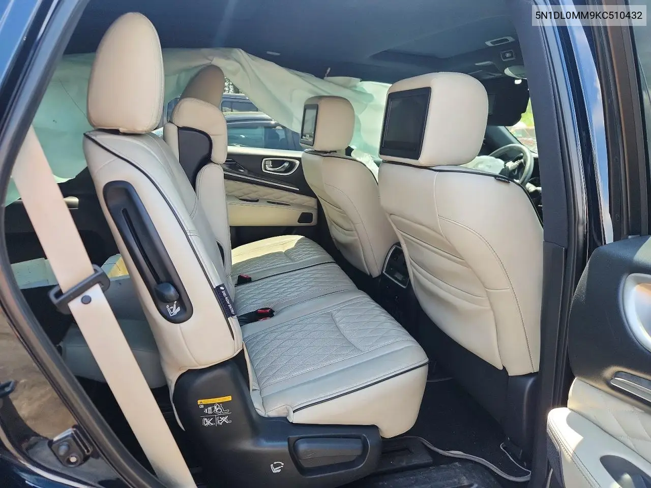 2019 Infiniti Qx60 Luxe VIN: 5N1DL0MM9KC510432 Lot: 85970115