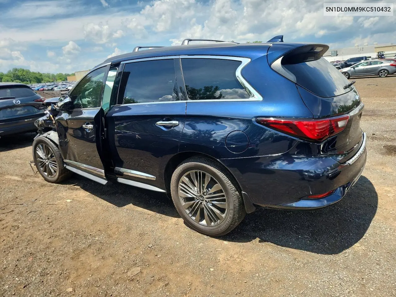 2019 Infiniti Qx60 Luxe VIN: 5N1DL0MM9KC510432 Lot: 85970115