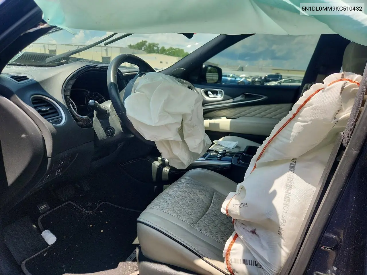 2019 Infiniti Qx60 Luxe VIN: 5N1DL0MM9KC510432 Lot: 85970115