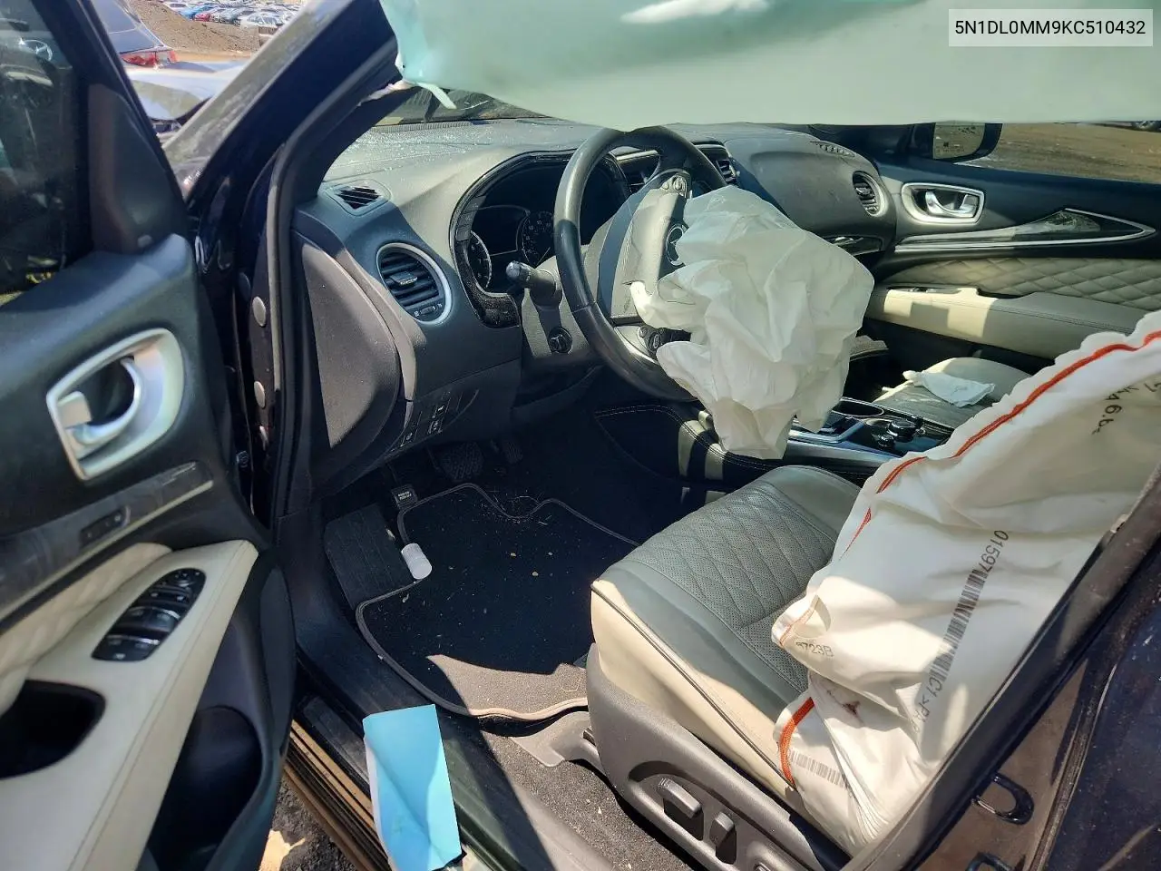 2019 Infiniti Qx60 Luxe VIN: 5N1DL0MM9KC510432 Lot: 85970115