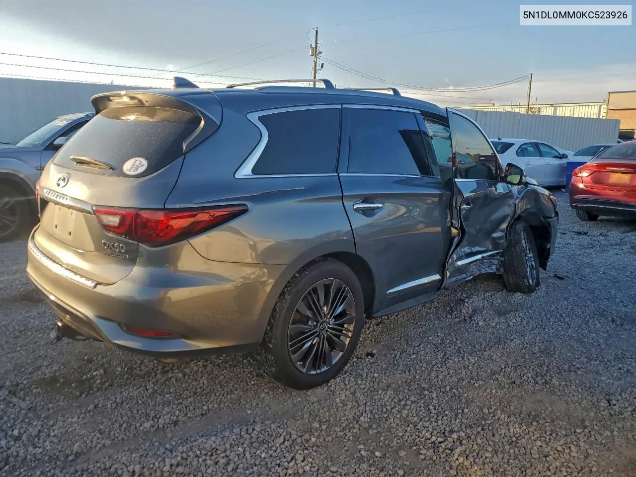 5N1DL0MM0KC523926 2019 Infiniti Qx60 Luxe