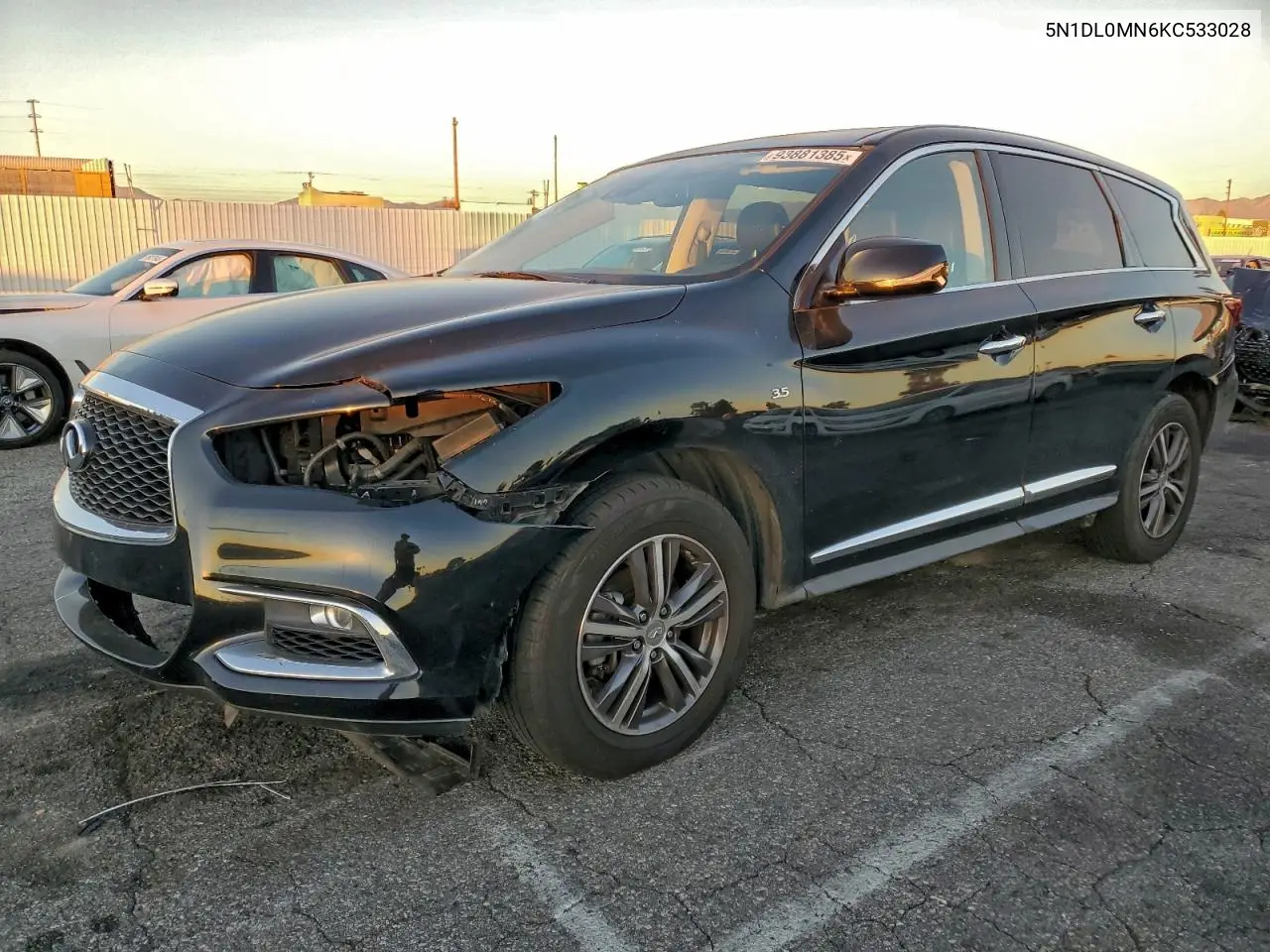 5N1DL0MN6KC533028 2019 Infiniti Qx60 Luxe