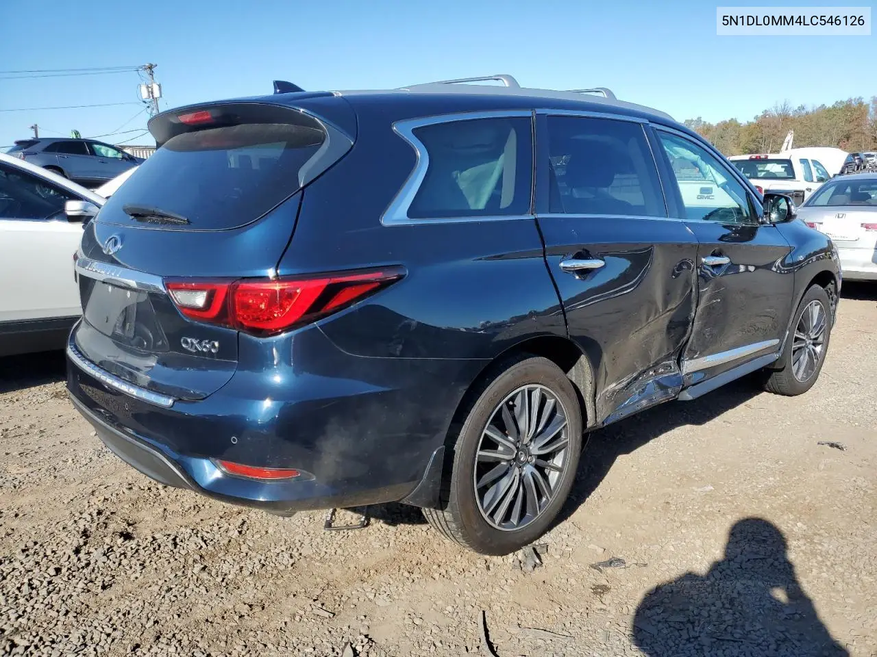 5N1DL0MM4LC546126 2020 Infiniti Qx60 Luxe
