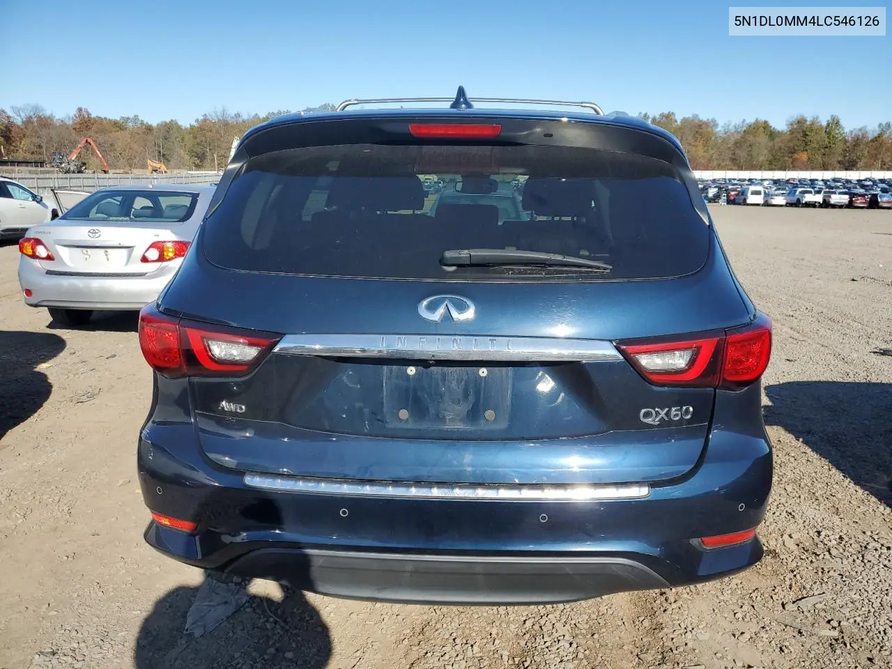 5N1DL0MM4LC546126 2020 Infiniti Qx60 Luxe